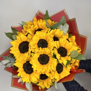 RAMO DE 15 GIRASOLES